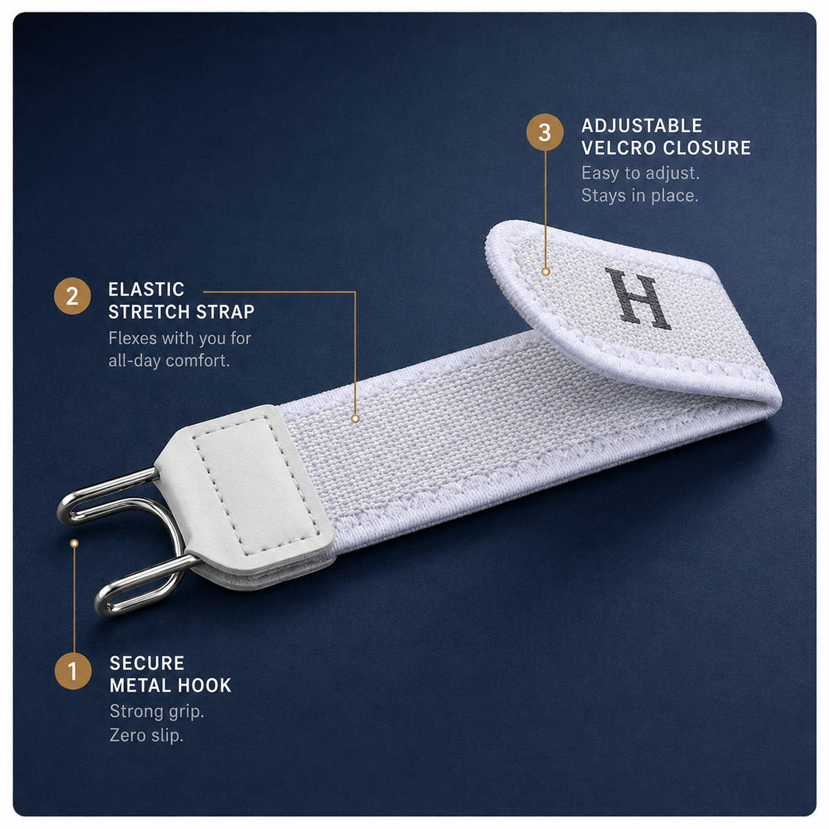 HookBelt worn with everyday denim